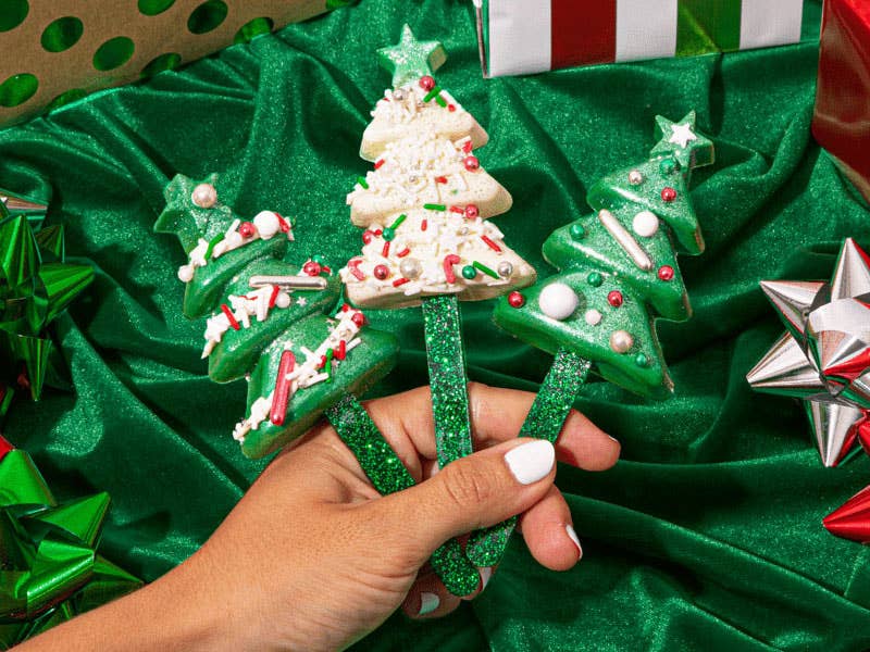 Xmas Tree Cakesicle Decorating Kit
