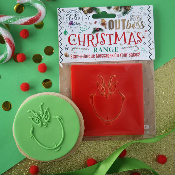 OUTboss Texture Tiles-Grinch Face