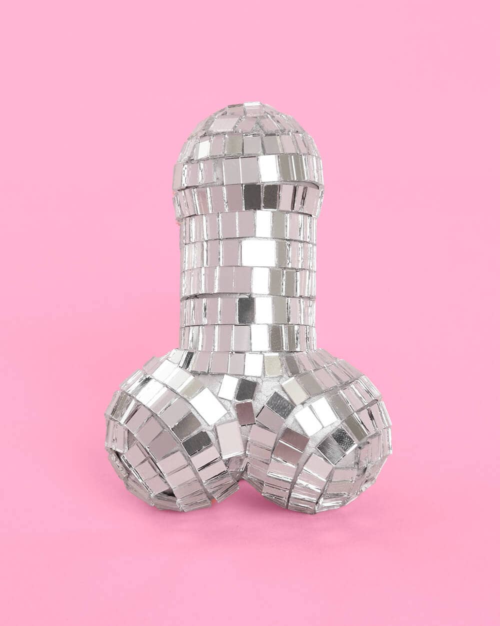 Penis Disco Topper Set - 3 mirrored cake toppers