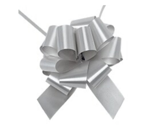 5” SATIN PULL STRING BOW