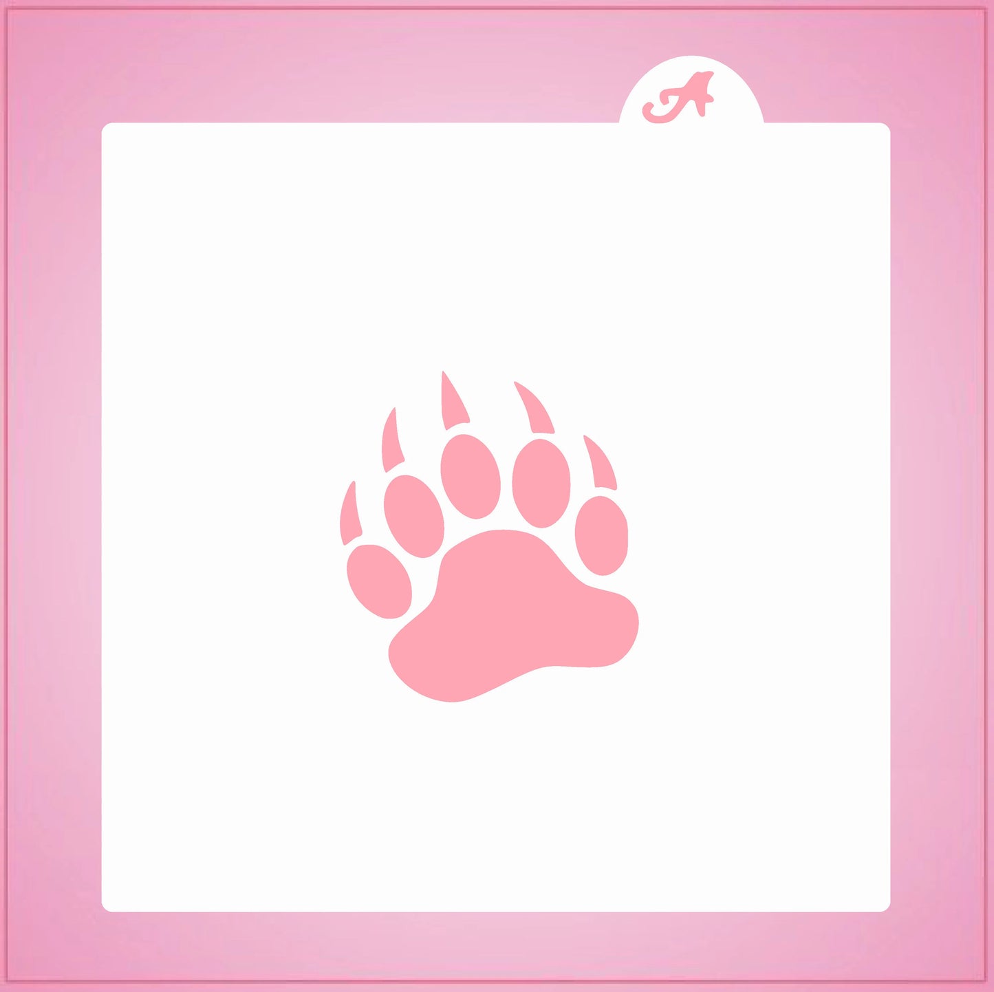 Bear Claw Stencil