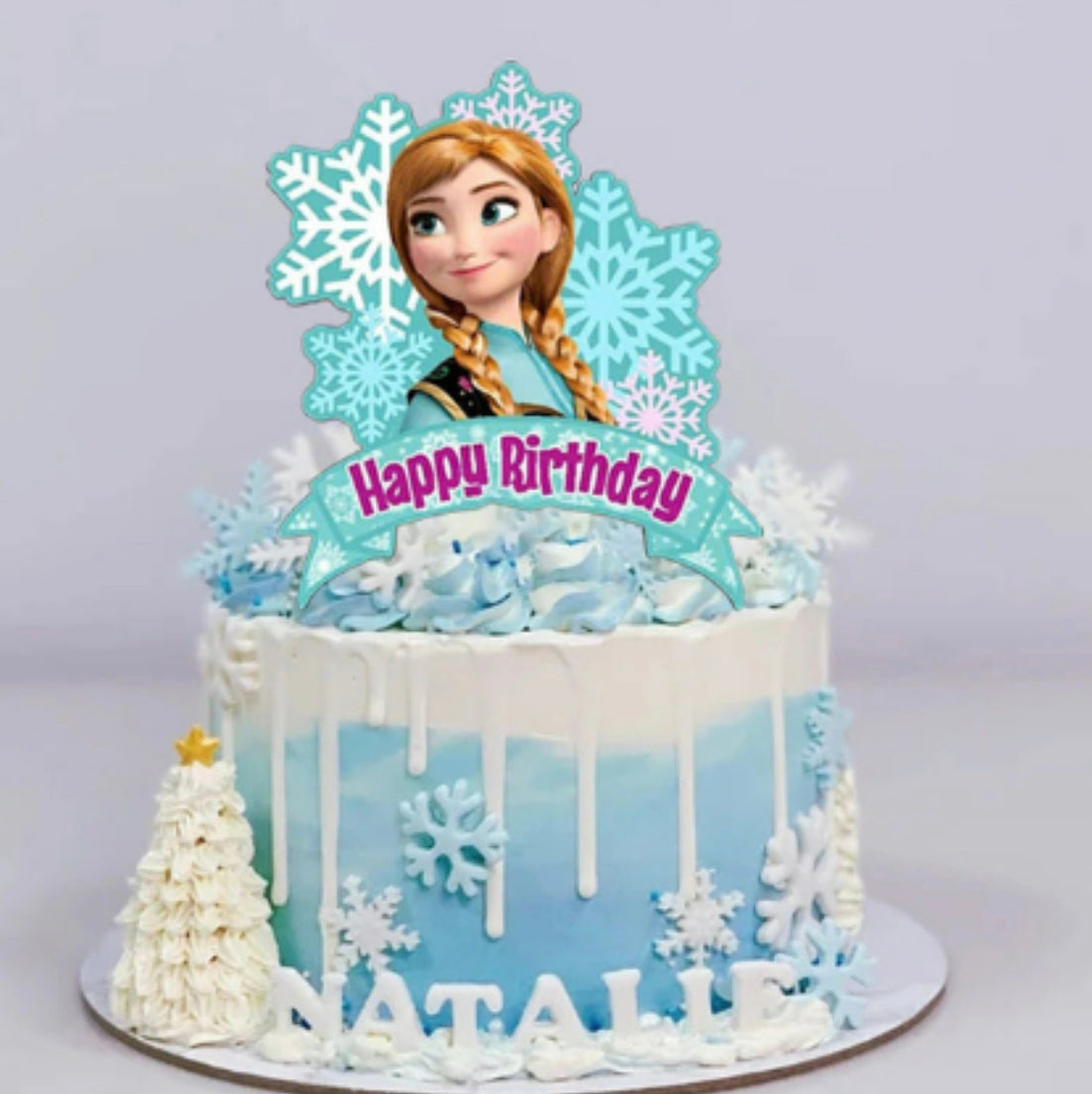 Frozen Cake Topper Anna