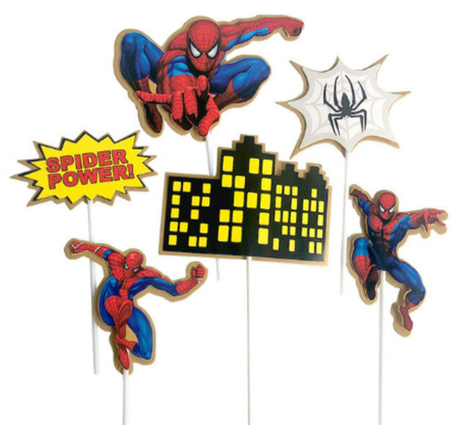 Spiderman Cake Toppers