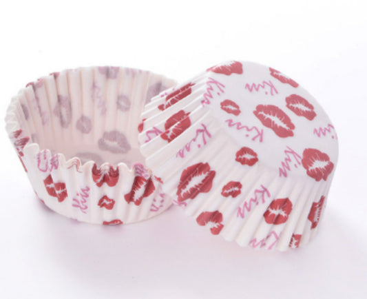 Cupcake Liners-Valentine Kisses
