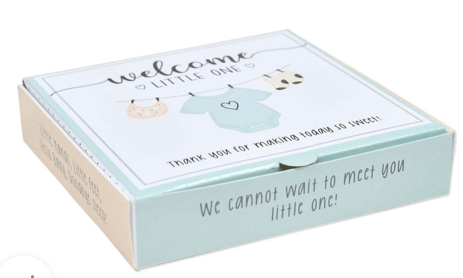 Cookie Pizza Box-Welcome Little One