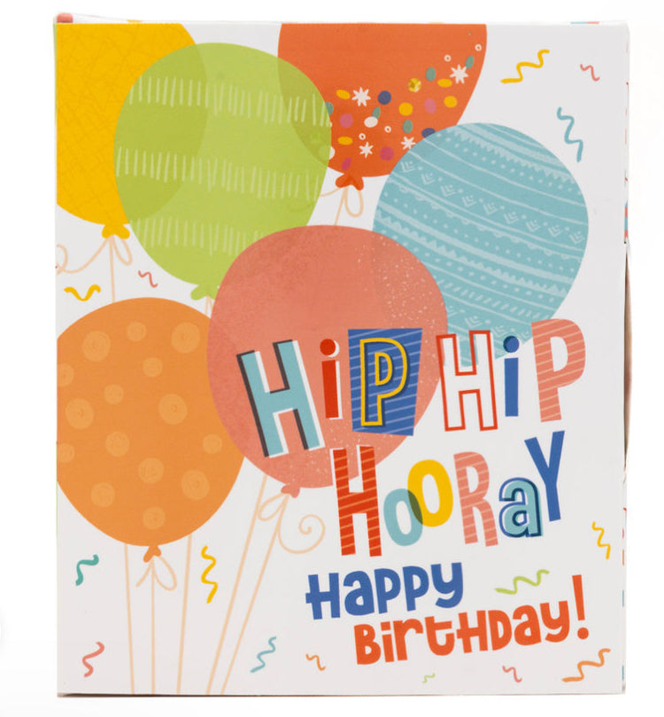 Hip Hip Hooray Happy Birthday Greeting Card