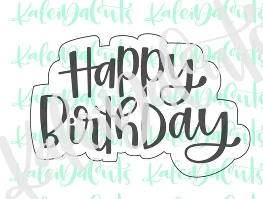 Happy Birthday Cookie Cutter