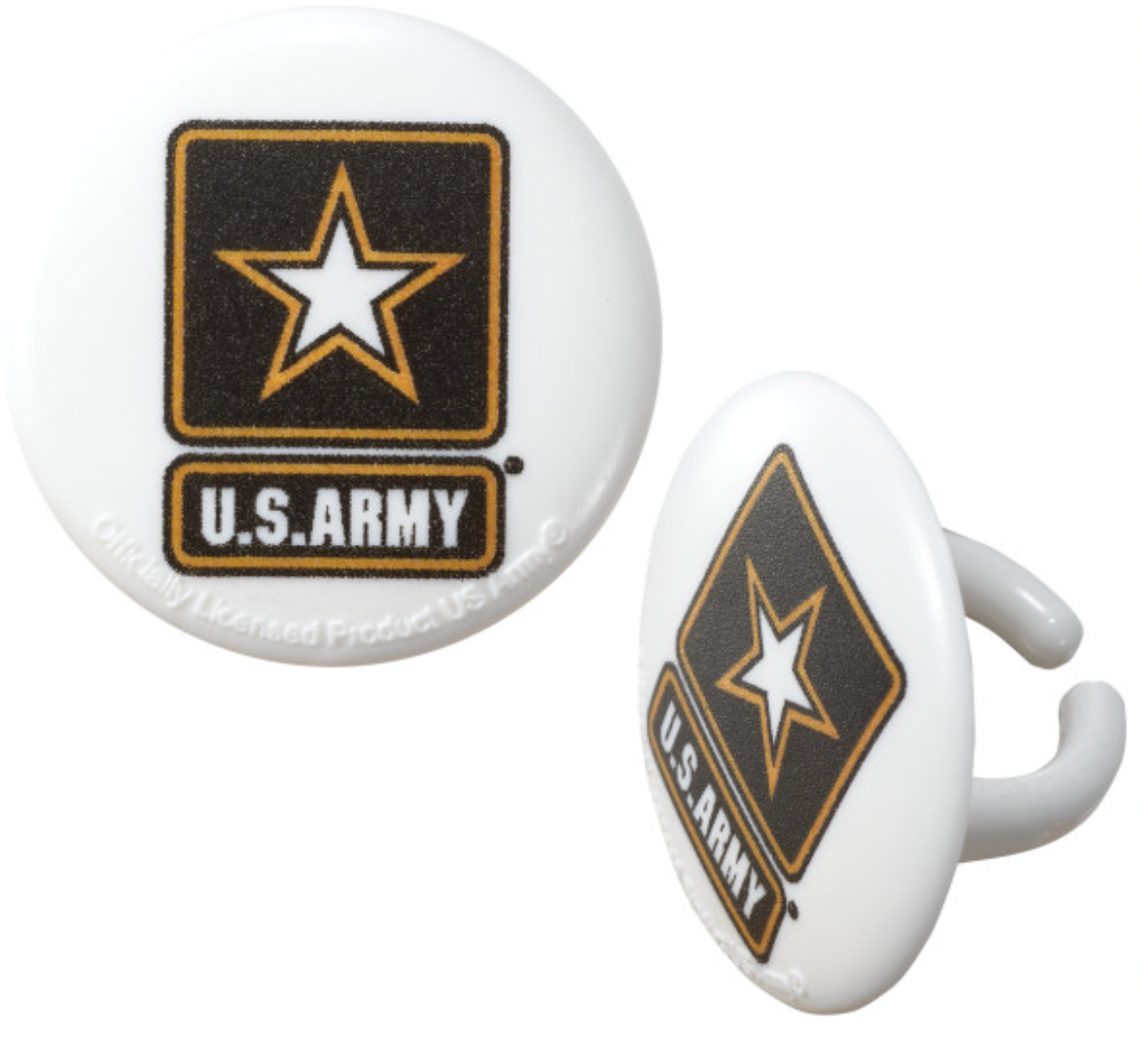 United States Army Cupcake Toppers