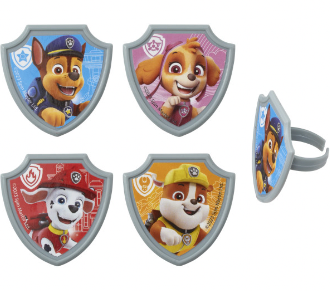 Paw Patrol Child Cupcake Toppers