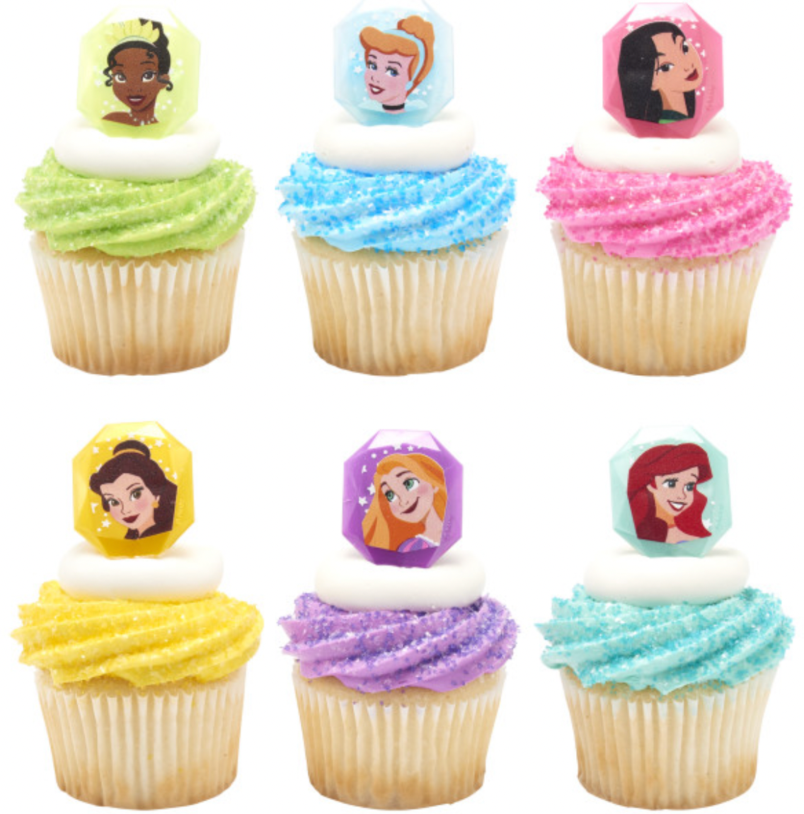 Disney Princesses Cupcake Toppers