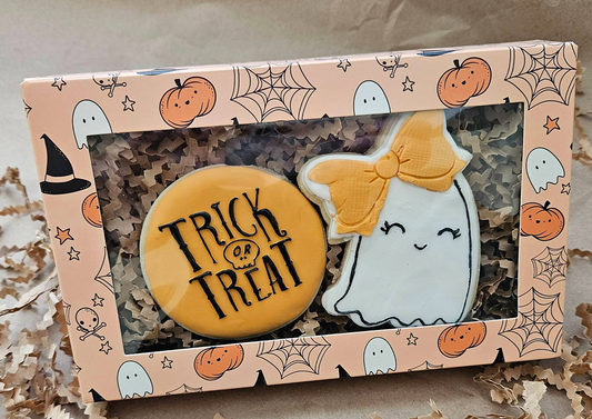 Orange & Black Halloween Doodles Box