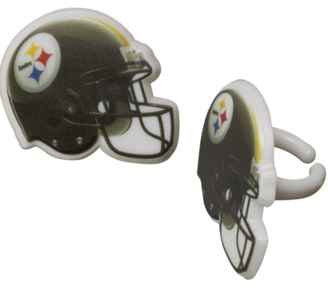 Pittsburgh Steelers Football Cupcake Toppers