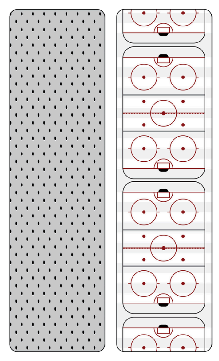 Tall Cookie Backer-Hockey