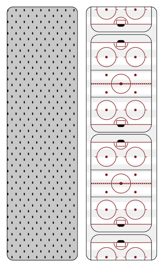 Tall Cookie Backer-Hockey