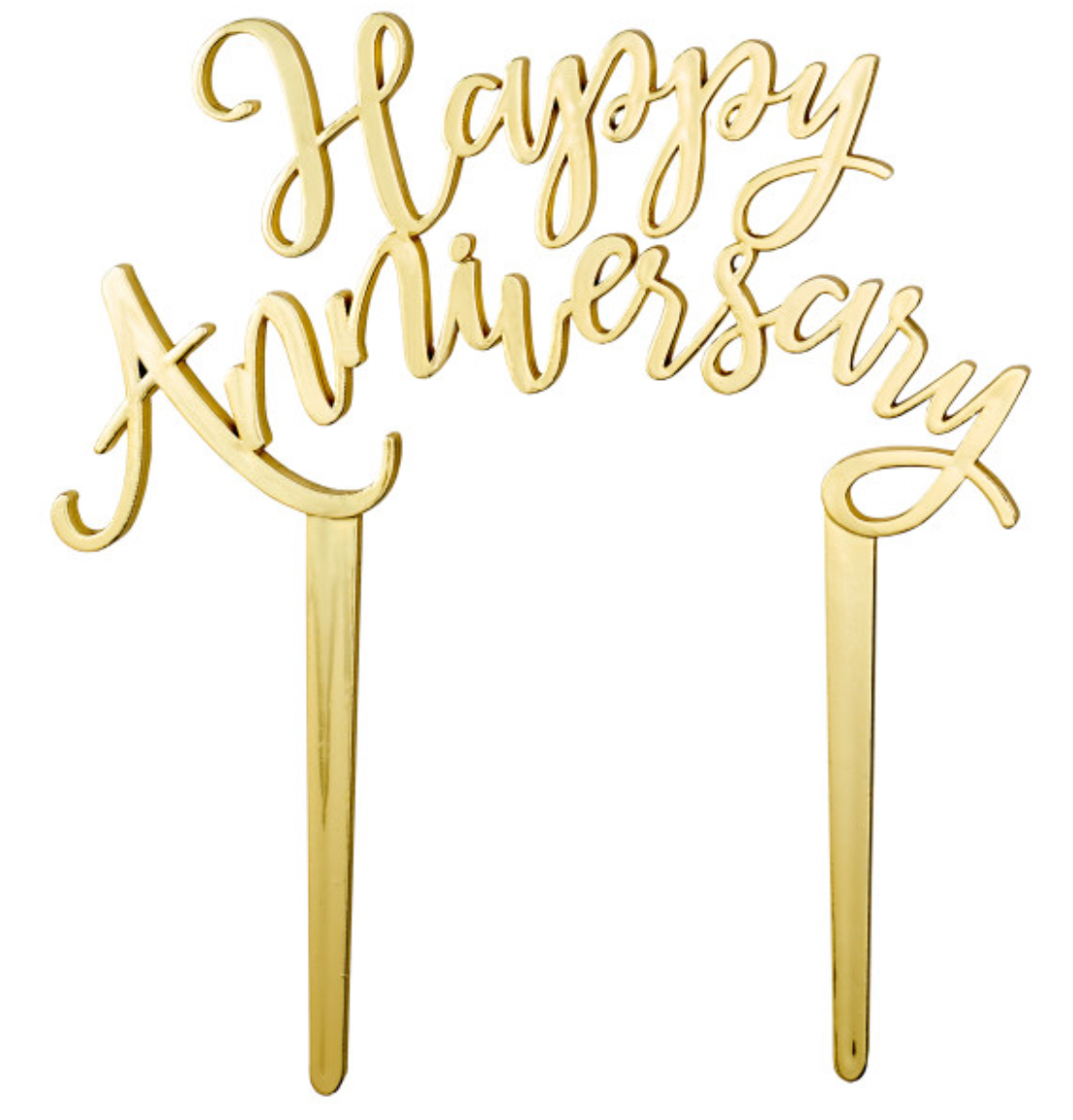Happy Anniversary Cake Topper