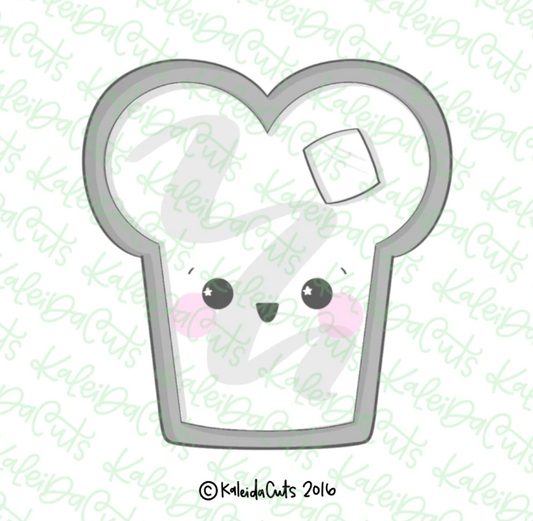 Toast Cookie Cutter 3"