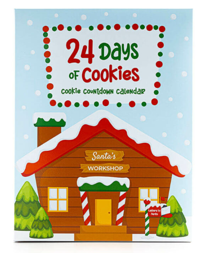 24 Day Cookie Advent Calendar-Santa's Workshop