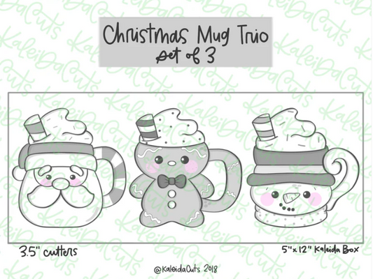 Christmas Mug Trio Cookie Cutters