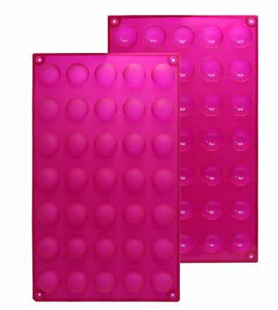 Silicone Candy Mold, 35 Cavity Round