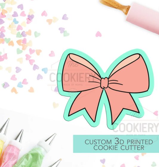 Bow Ribbon Cookie Cutter 3.5"