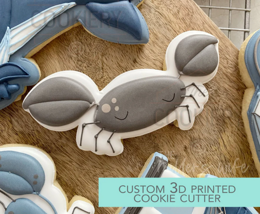 Skinny Crab Cookie Cutter 4.5"