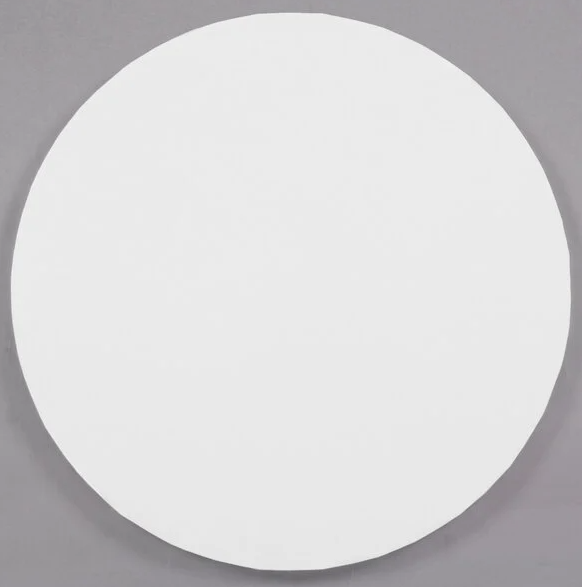 18" White Round Cake Drum