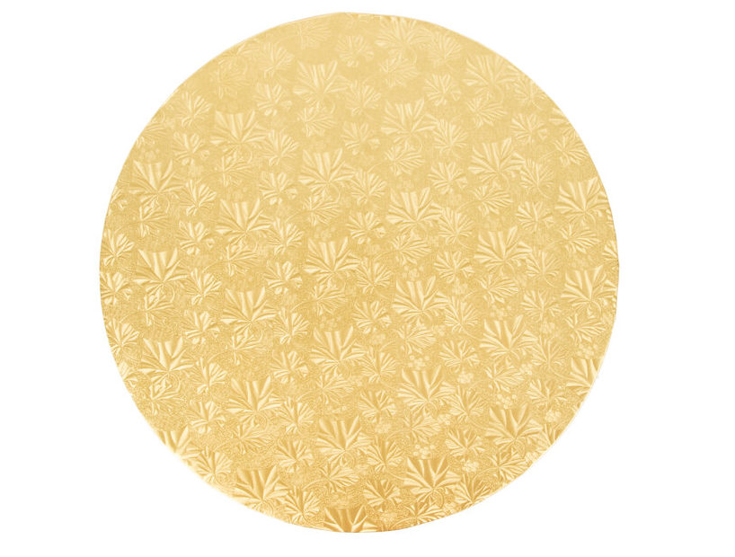 16" Gold Round Cake Drum
