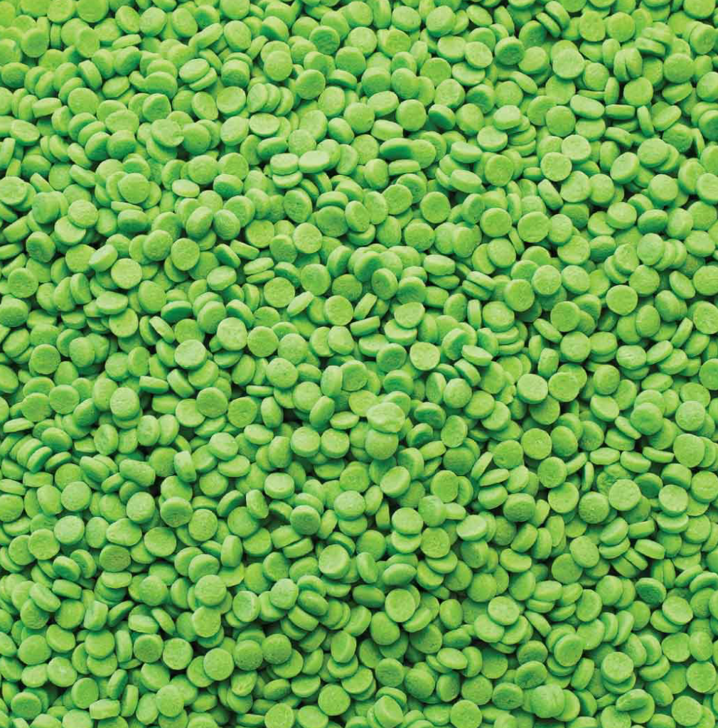 Lime Green Sequins Confetti Sprinkles