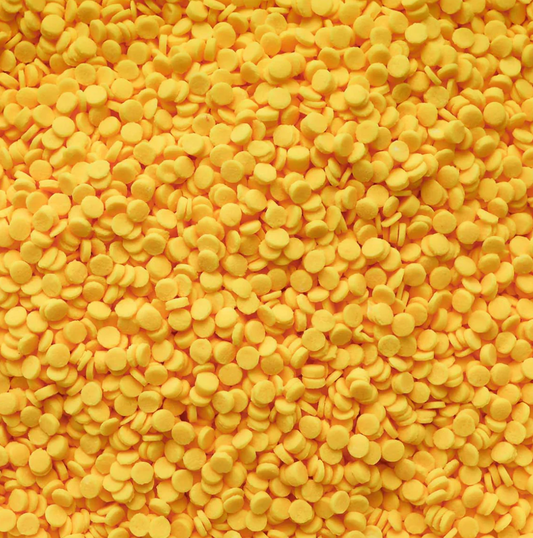 Yellow Sequins Confetti Sprinkles