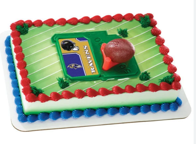 NFL Baltimore Ravens Football and Tee Cake Kit