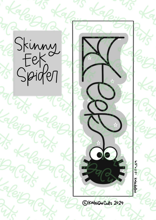 Skinny Eek Spider Cookie Cutter
