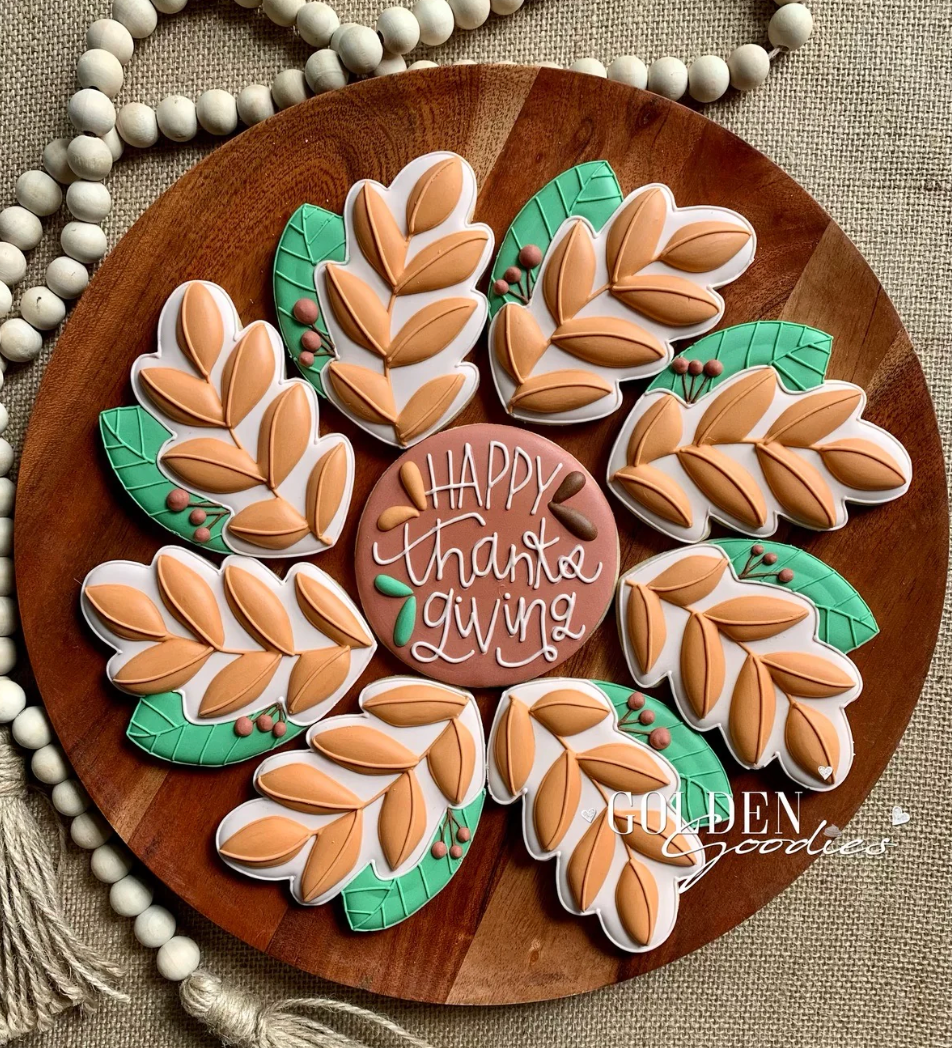 Autumn Platter Cookie Cutter - Small Set of 2
