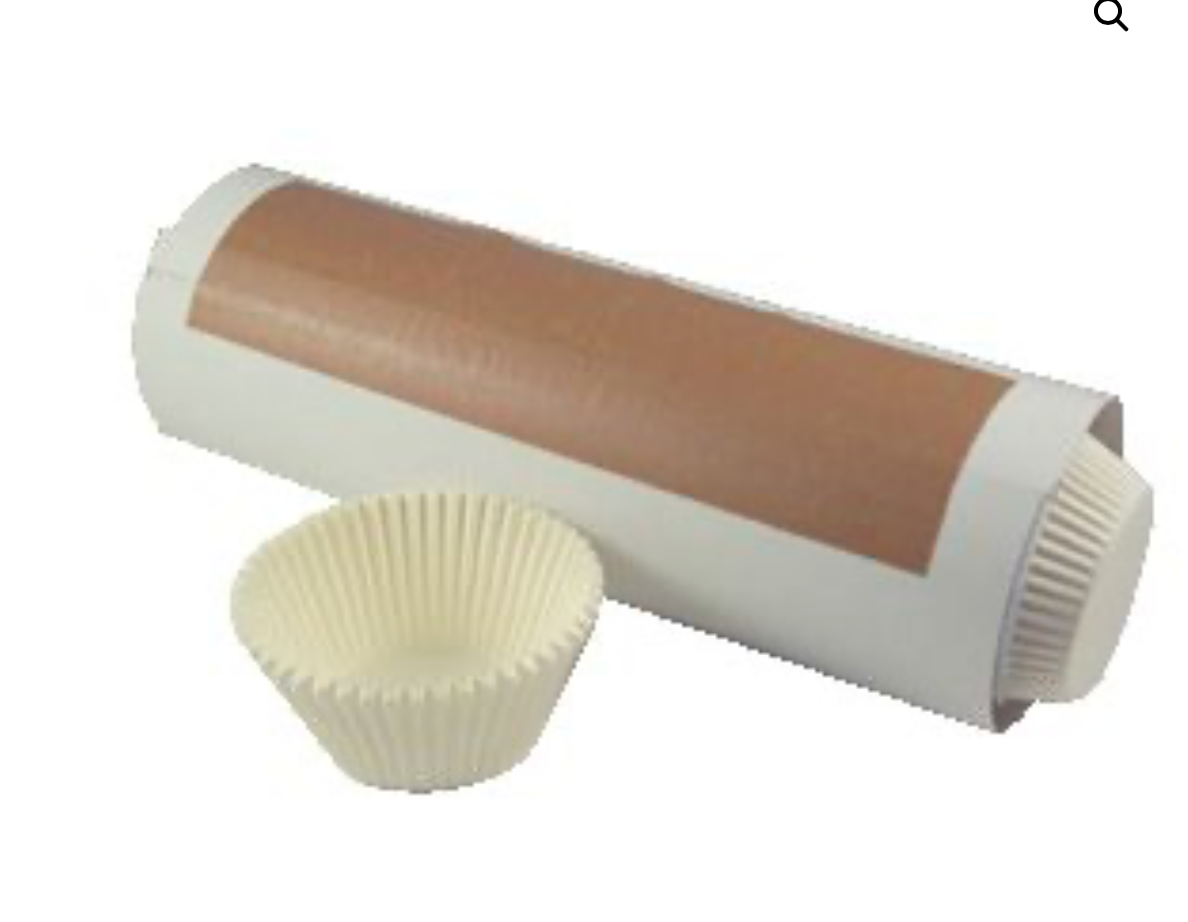 White Baking Cups 2 1/2"B 2 1/16"W