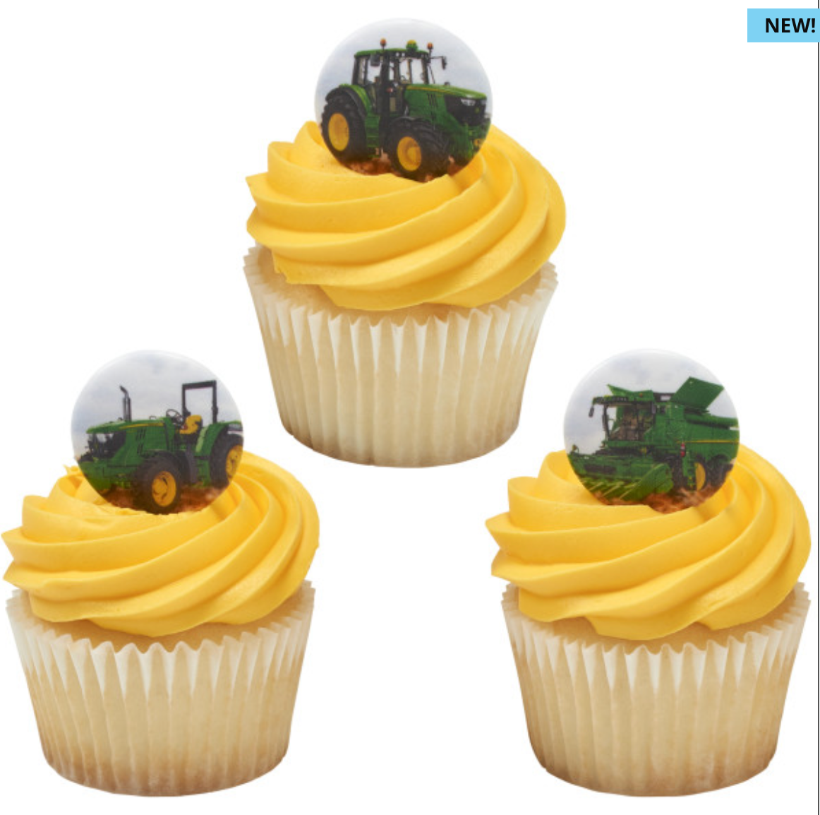 John Deere Cupcake Rings