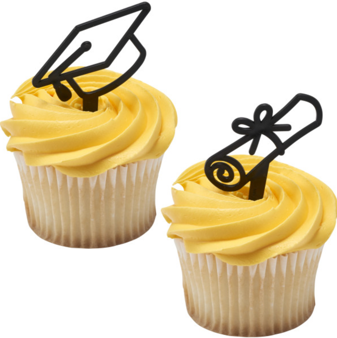 Graduation Icon Cupcake Toppers