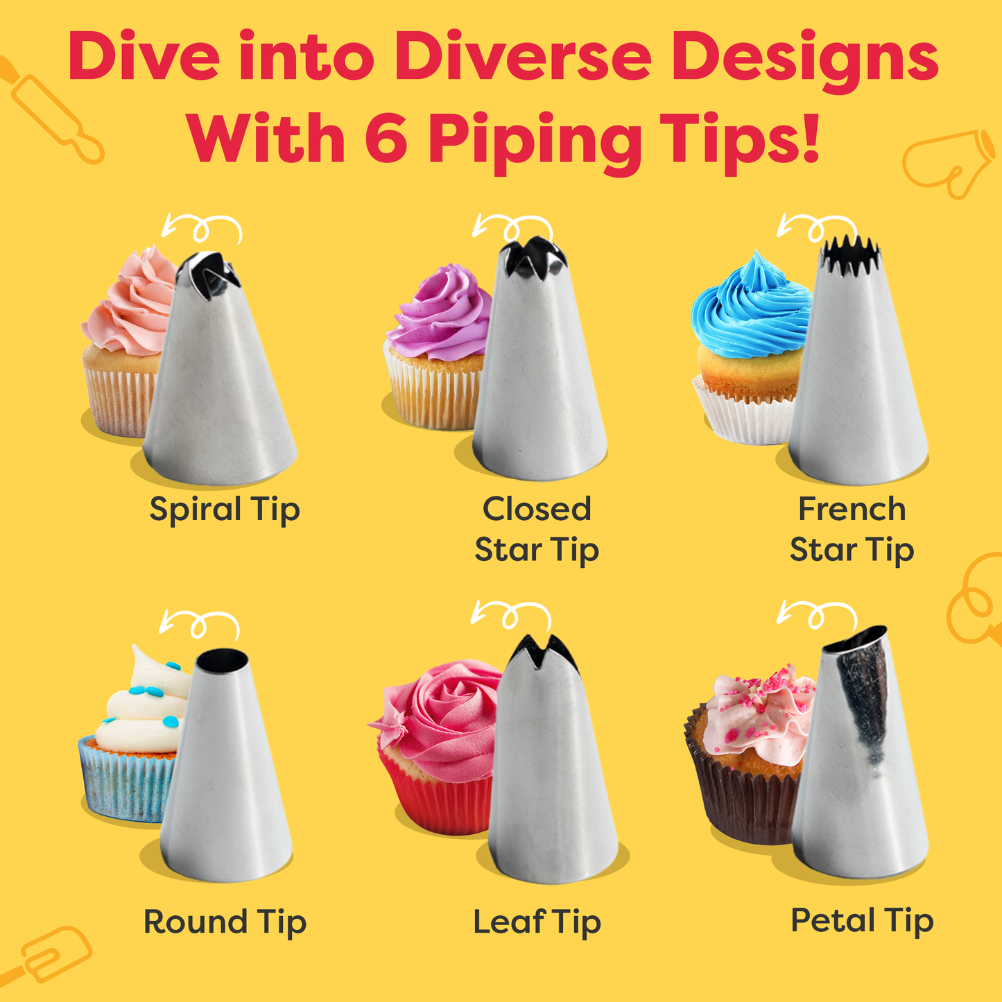 Baketivity Corp - BAKETIVITY Frosting Kit for Decorating - Double Color Couple