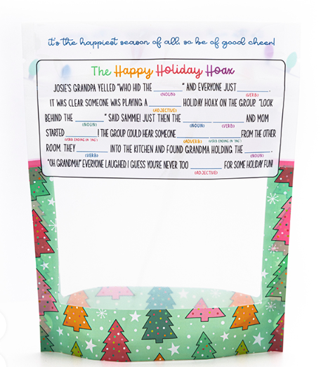 Happy Holidays Cookie Pouches