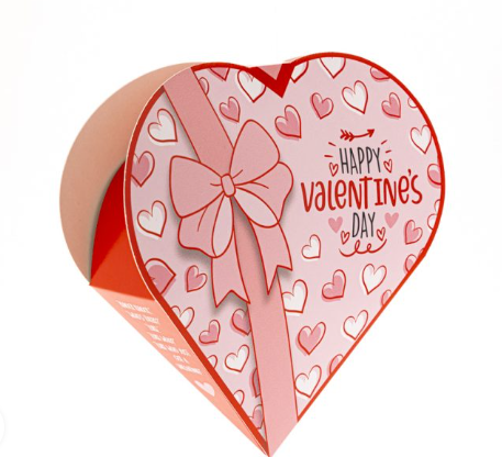 Heart Shaped Cookie Treat Box