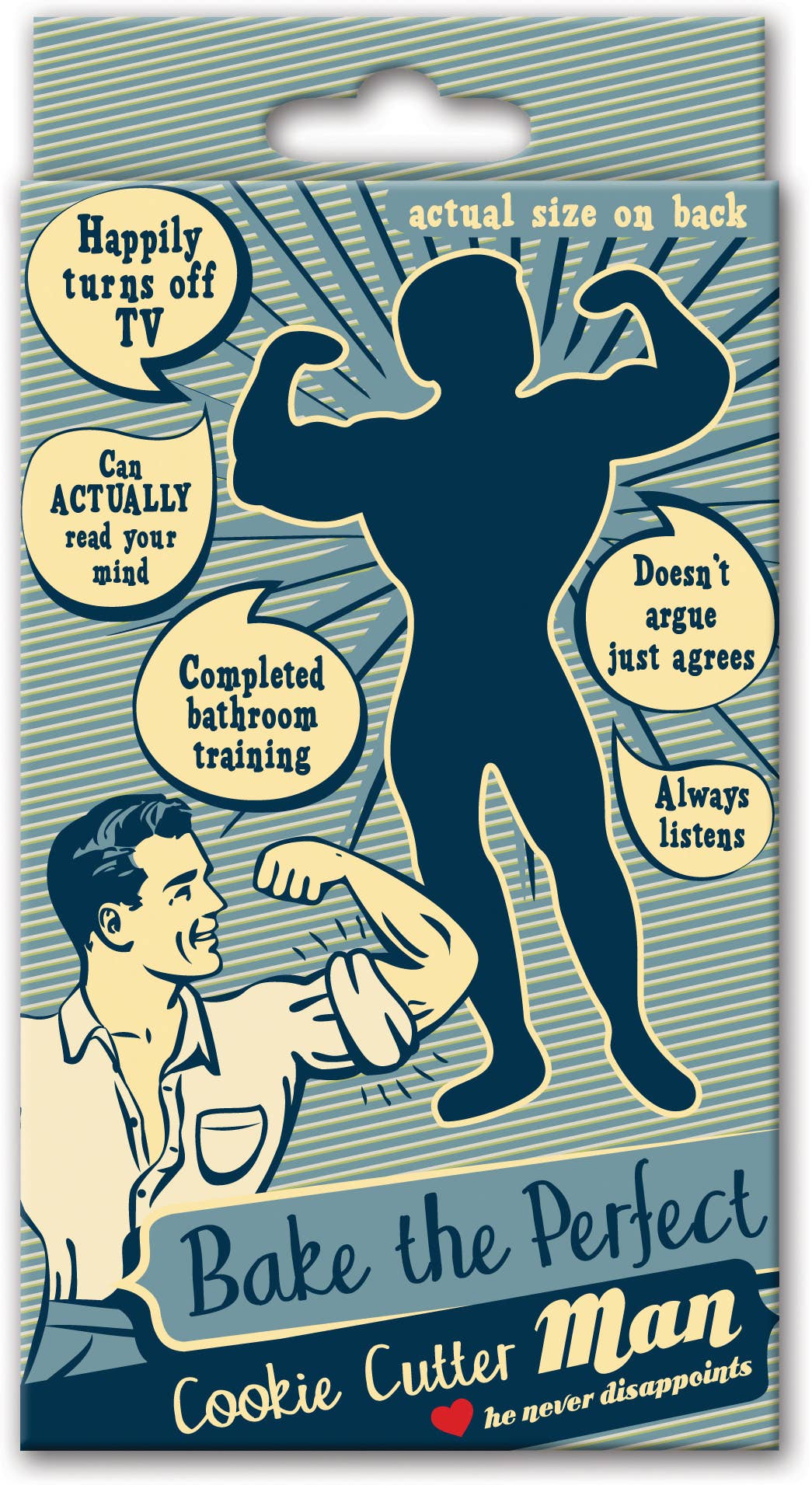 Perfect Man Cookie Cutter