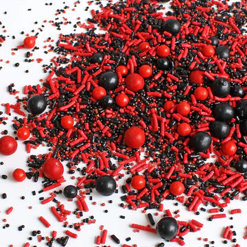 Red and Black Sporty Sprinkles