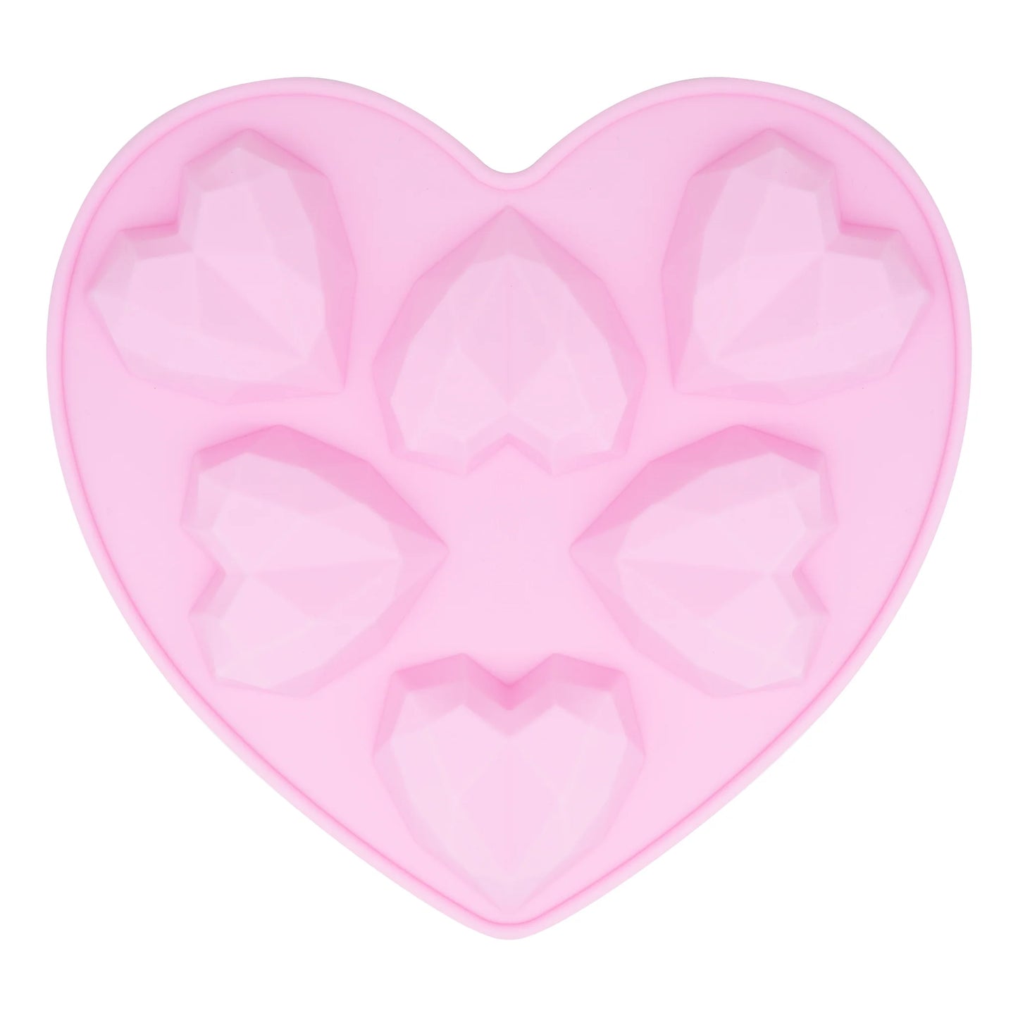 Geometric Heart Silicone Mold