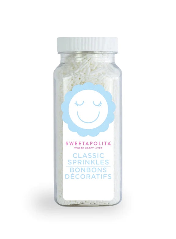 Sweetapolita Sprinkles-White Crunchy Sprinkles