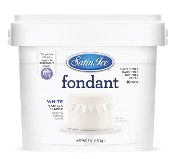 Satin Ice White Vanilla Fondant