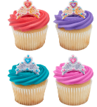 Crown Jewels Cupcake Rings
