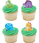 Dinosaur Cupcake Rings