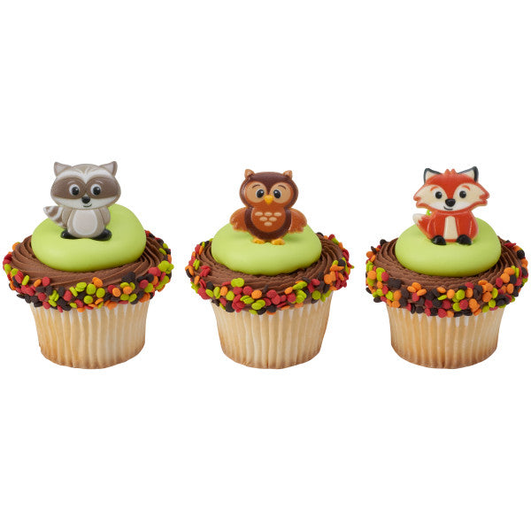 Woodland Creature Cupcake Rings