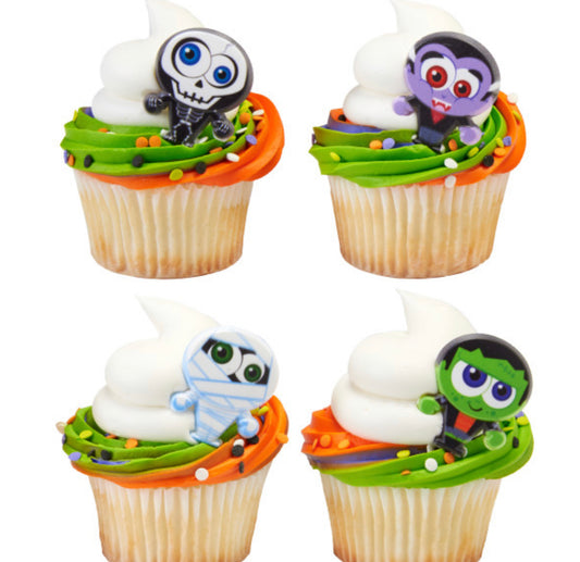 Classic Monster Cupcake Rings