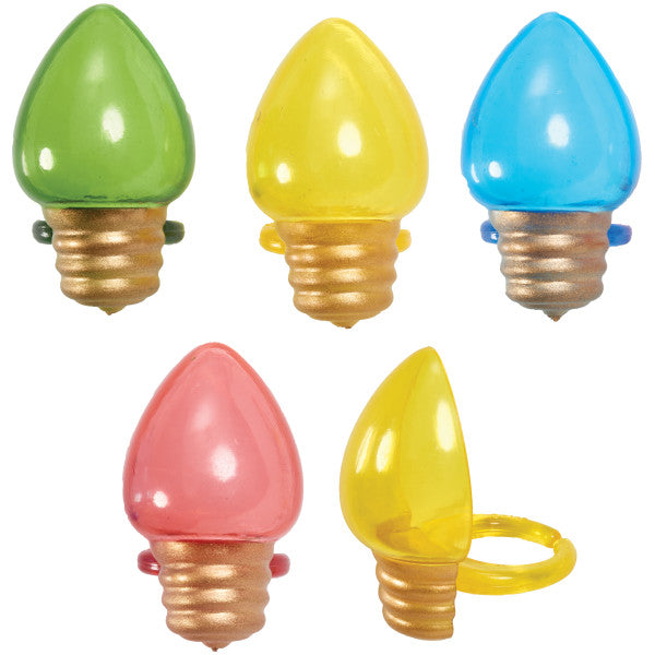 Christmas Light Cupcake Rings