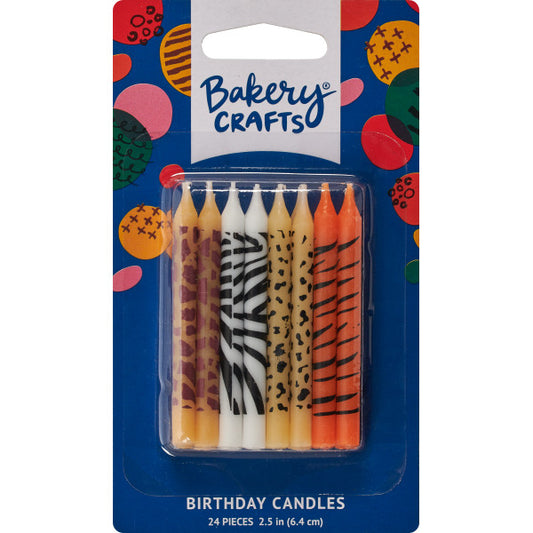 Animal Print Candles
