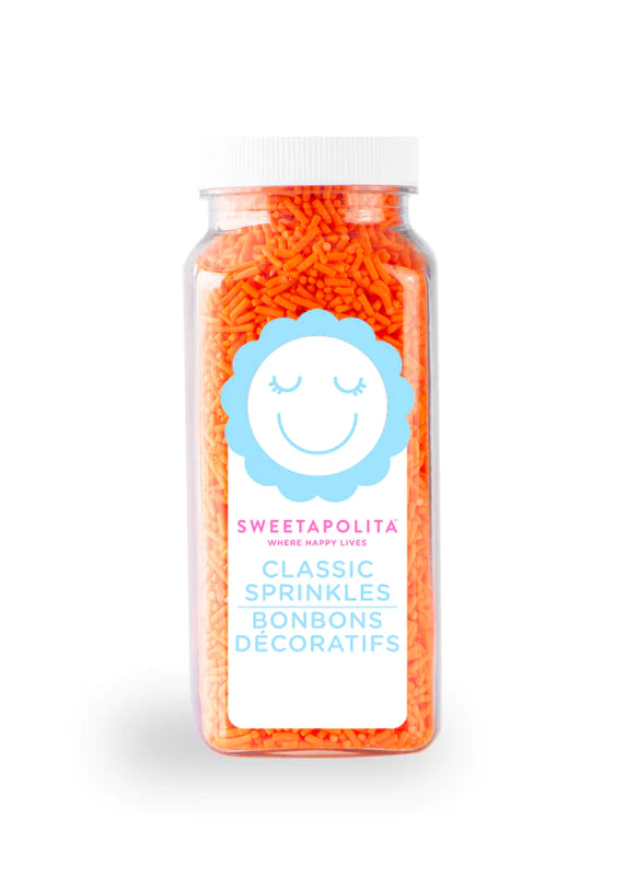 Sweetapolita Sprinkles-Orange Crunchy Sprinkles